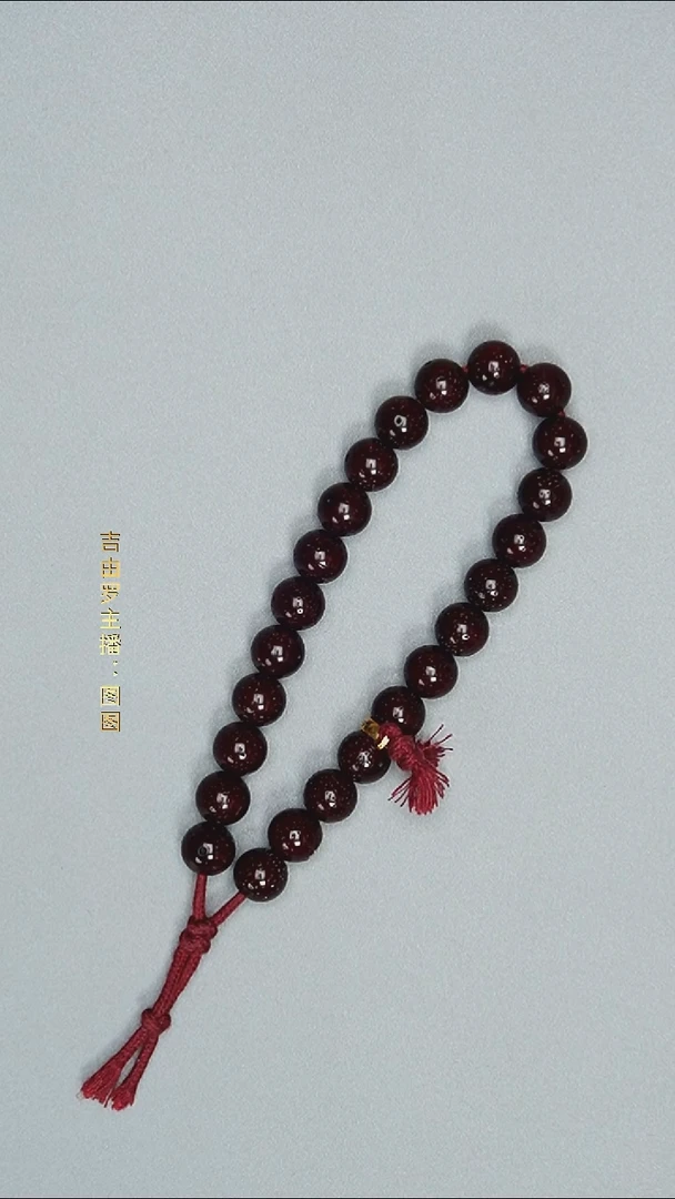 手串星月菩提朱供星月圆珠