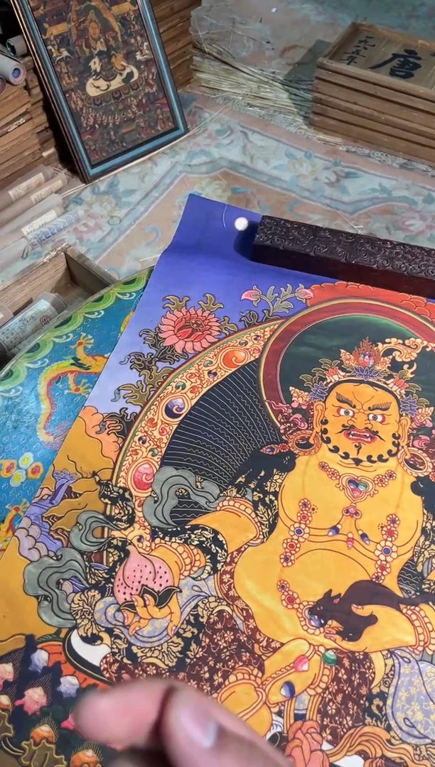 卷轴画旭旭的唐卡tk160