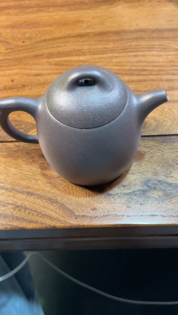 茶壶紫砂D13号，原矿紫泥金砂，秦权