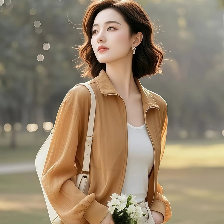 外套女春装女款2025年新款长袖上衣独特轻奢高级感爆款薄外套