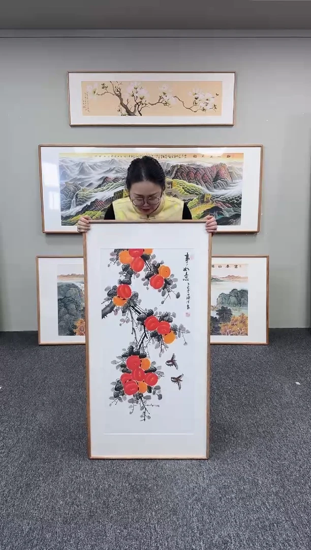 国画事事如意120*60