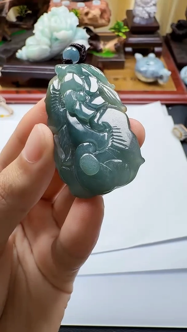 吊坠(不含链)未镶嵌翡翠1