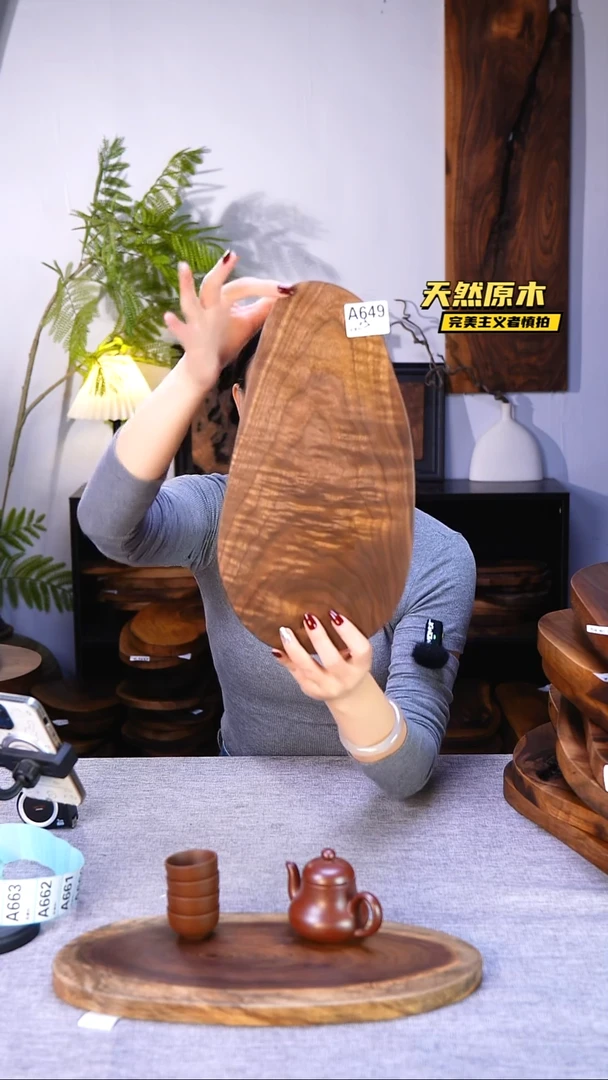 木北美黑胡桃原木.干裂疤结不属于商品质量问题完美主义者慎拍
