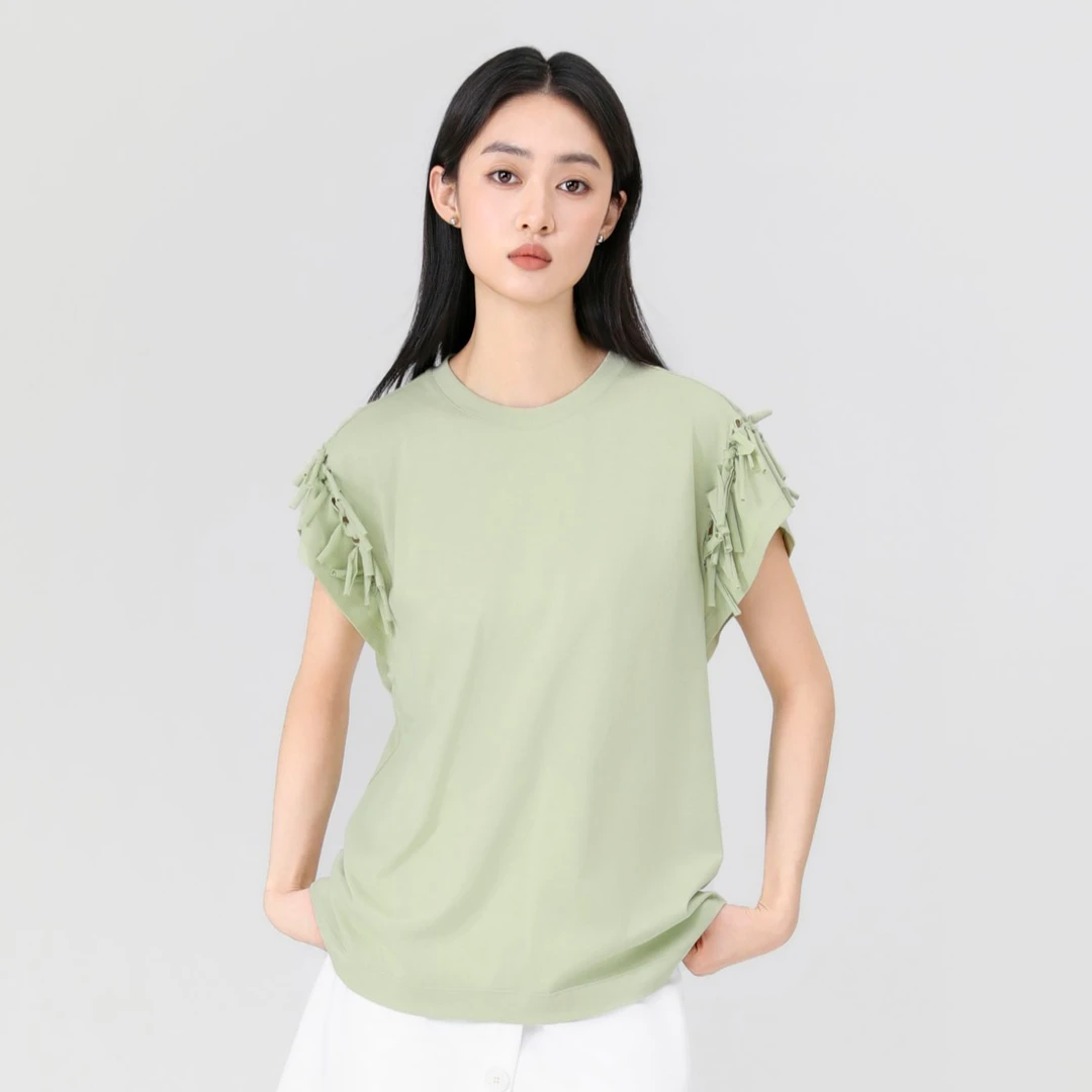 纯色简约百搭休闲T恤小个子夏季短袖162P3435