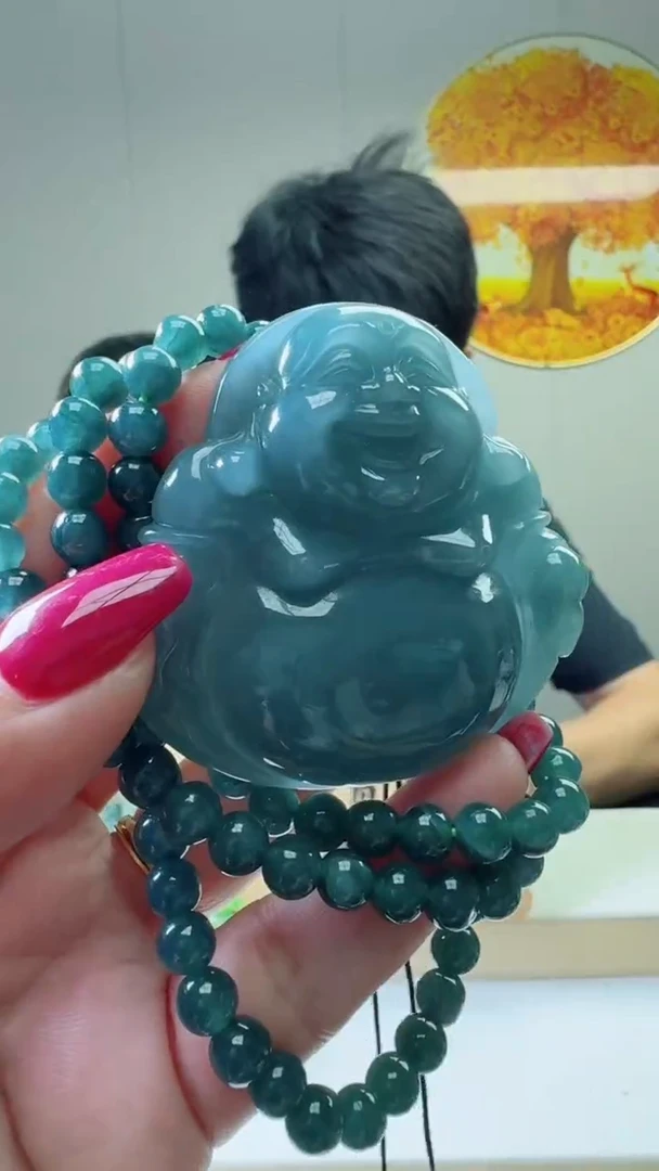 颈饰未镶嵌翡翠天然A货翡翠  多样性随机发其一