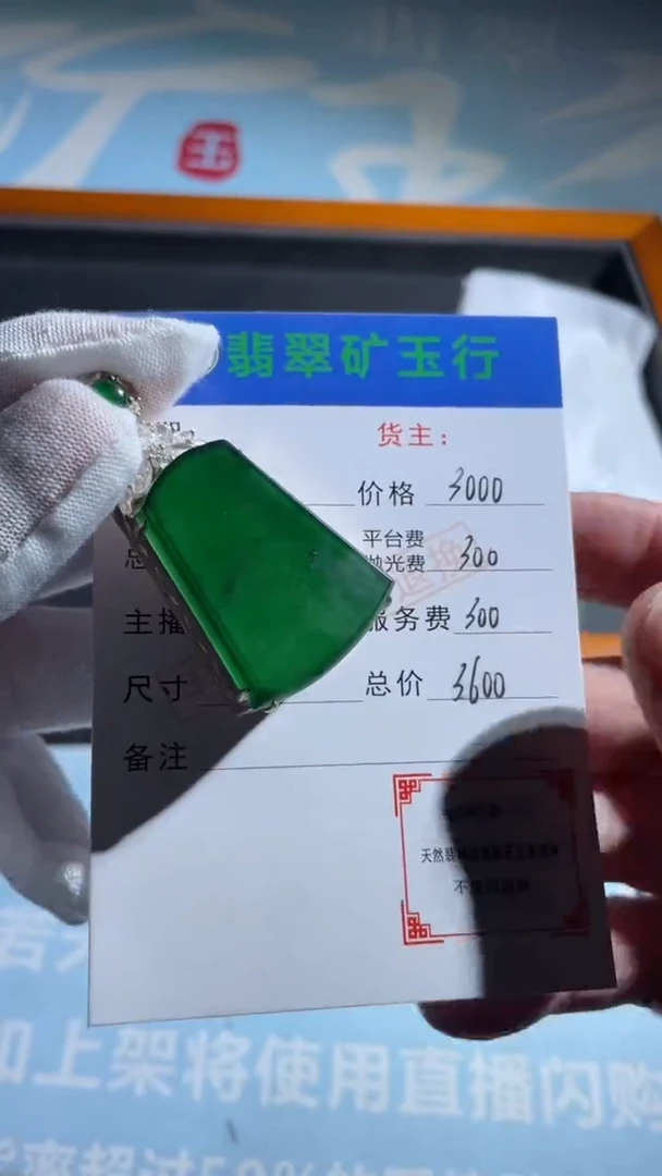 颈饰银S925镶嵌翡翠乡****记-净货