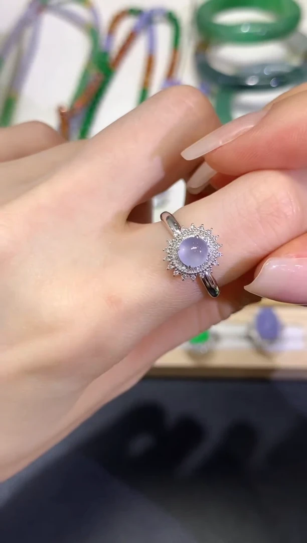 【闪购商品】翡翠颈饰18K金镶嵌团购16