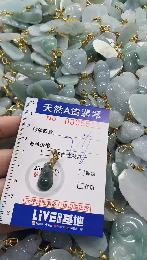 颈饰未镶嵌翡翠天然a货翡翠