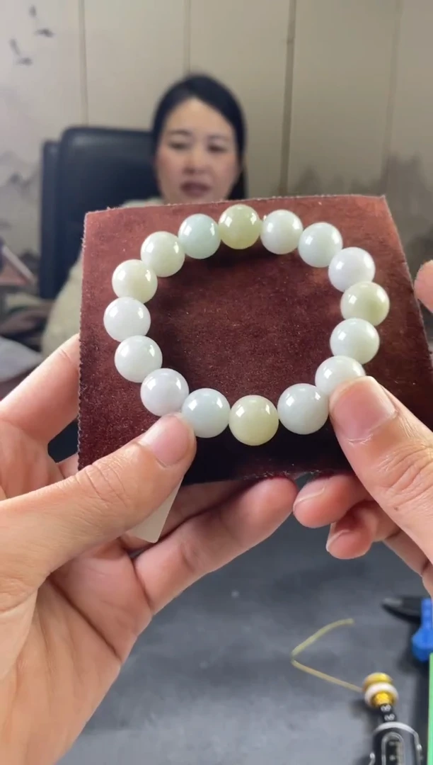 未镶嵌定制翡翠珠串 拍一发一