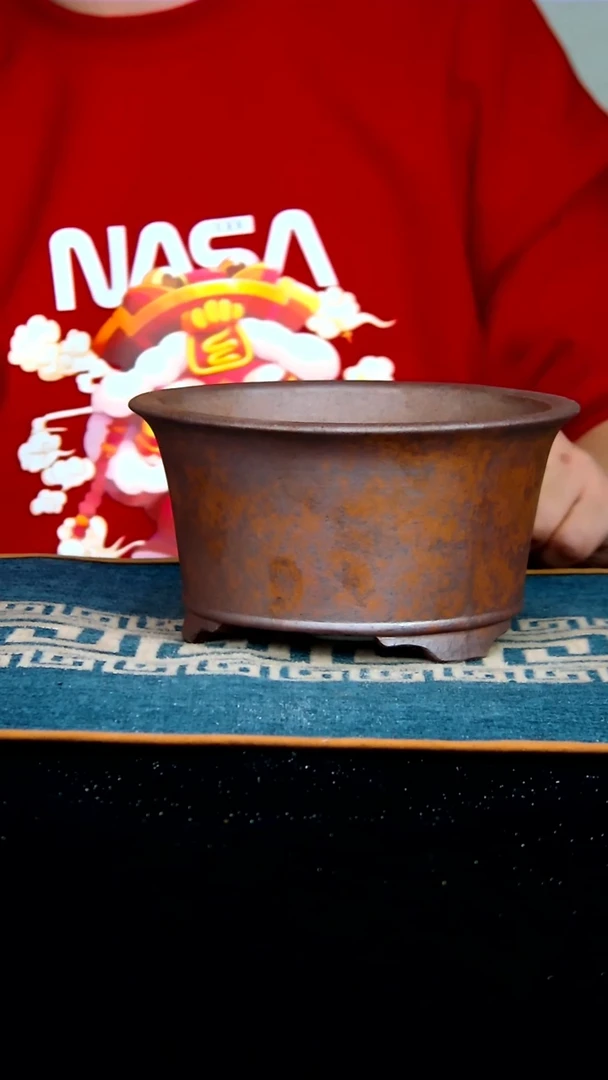 【闪购商品】紫砂花盆15*7.5内径紫砂花盆