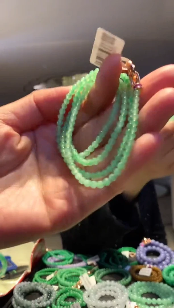 【闪购商品】翡翠项链18K金镶嵌珠链