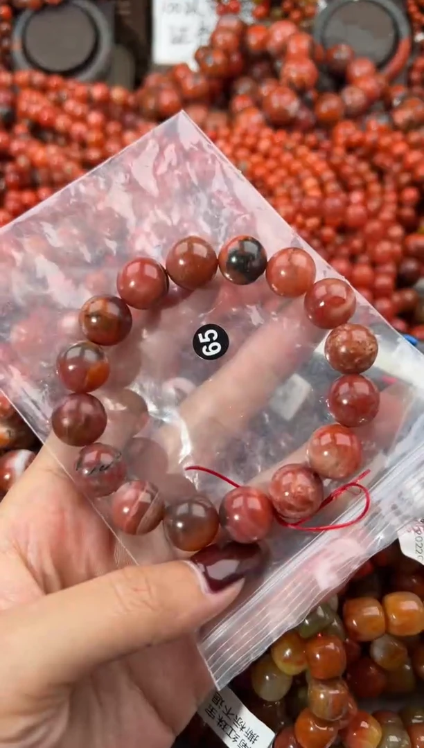 未镶嵌手串南红玛瑙13+