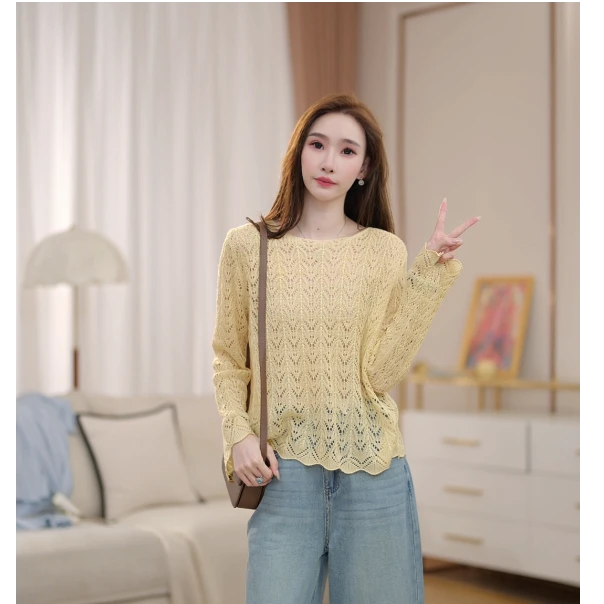 【秋叶】马克华菲女装2025年早秋新款百搭长袖上衣