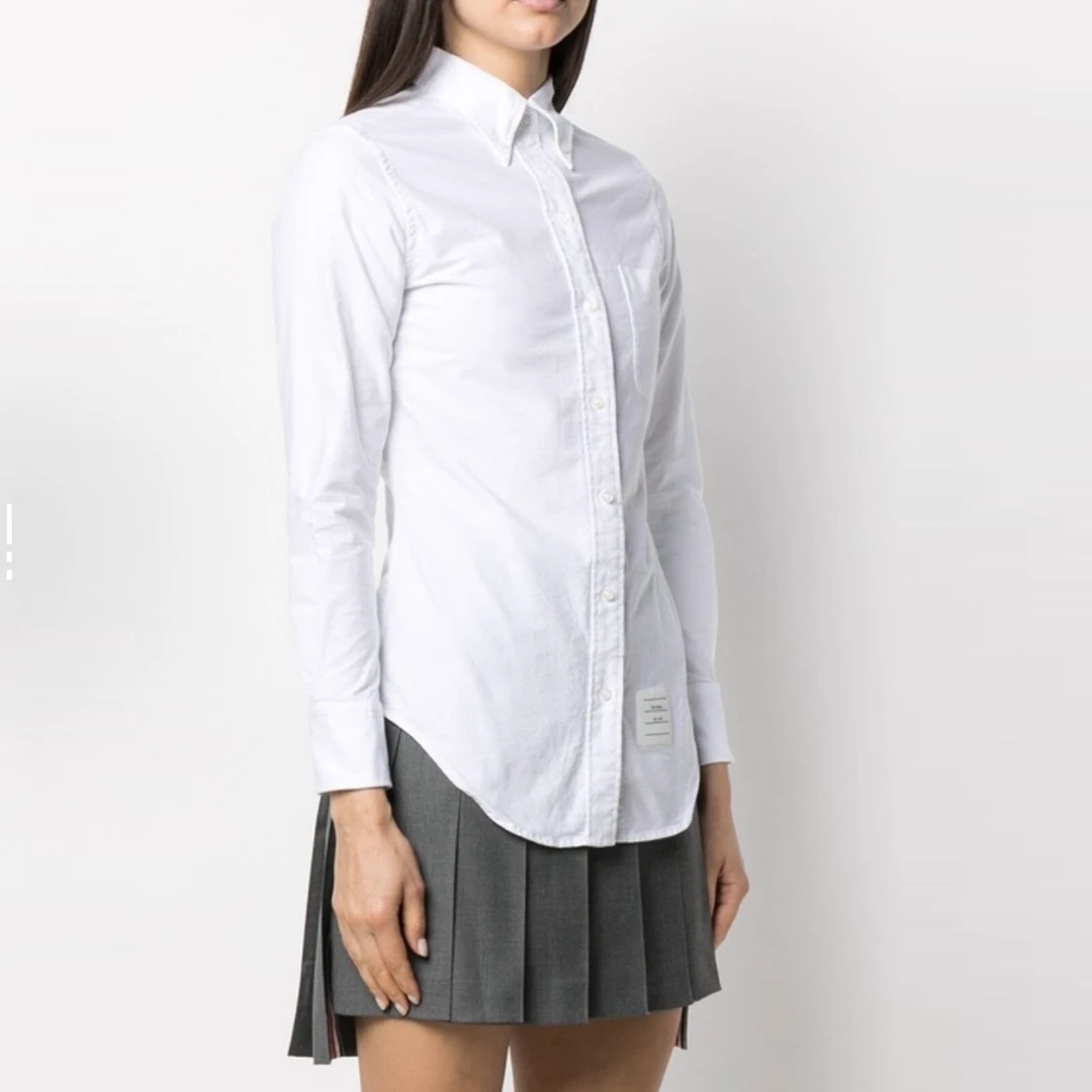 全新未使用 THOMBROWNE 经典领标长衬衫 TP031429