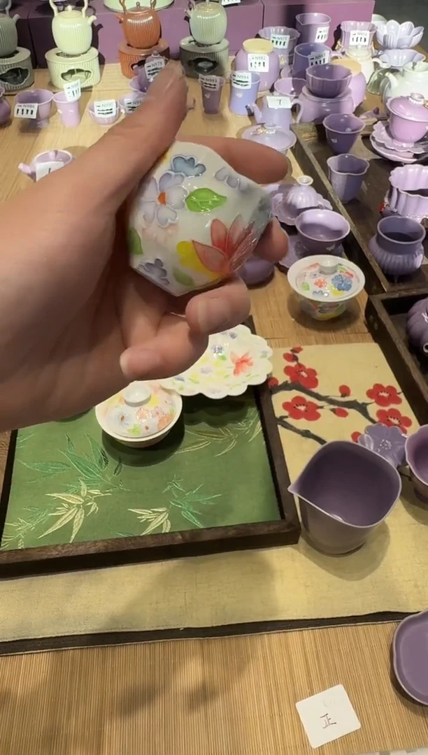 瓷片瓷正品茶具 假一罚十