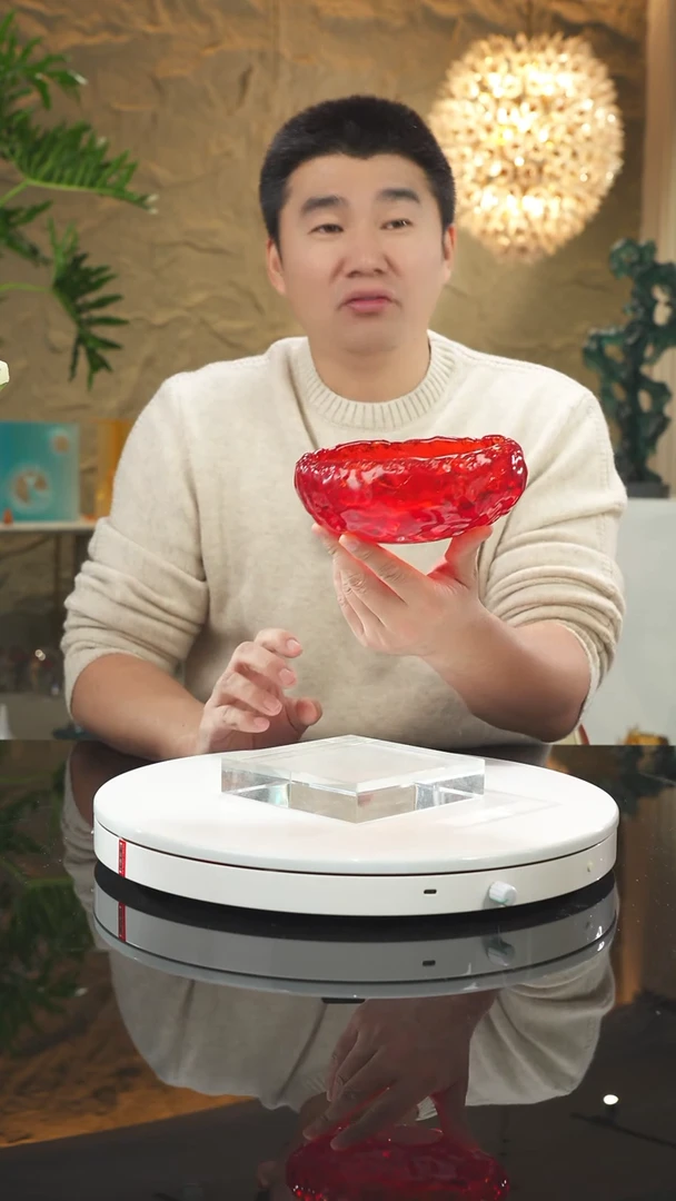 【闪购商品】摆件福利红色果碗