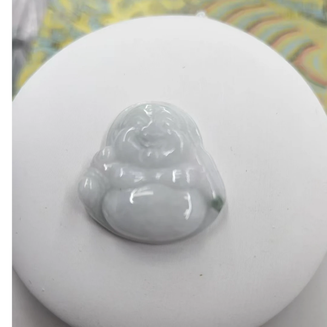 天然翡翠佛公110