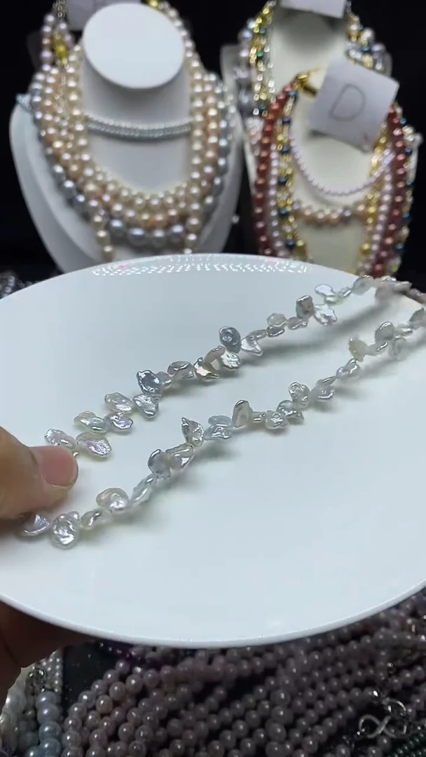 淡水珍珠未镶嵌颈饰多人