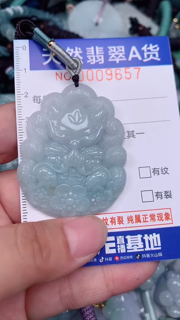 翡翠未镶嵌颈饰...0009657