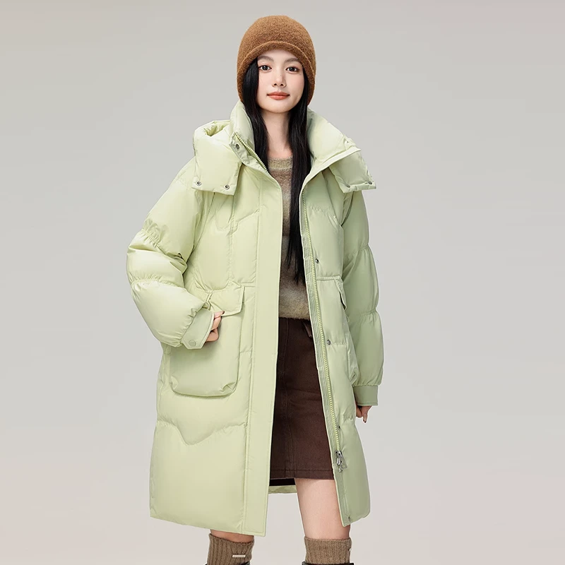 【年终大促S】雪中飞女士休闲保暖羽绒服X40148686F