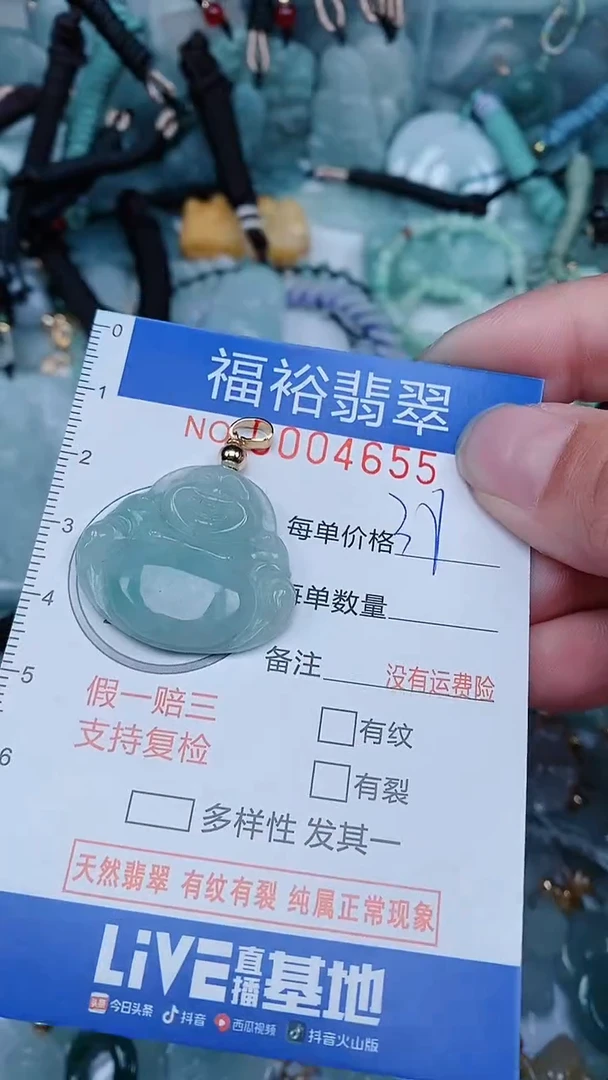 【闪购商品】翡翠颈饰未镶嵌...0004655