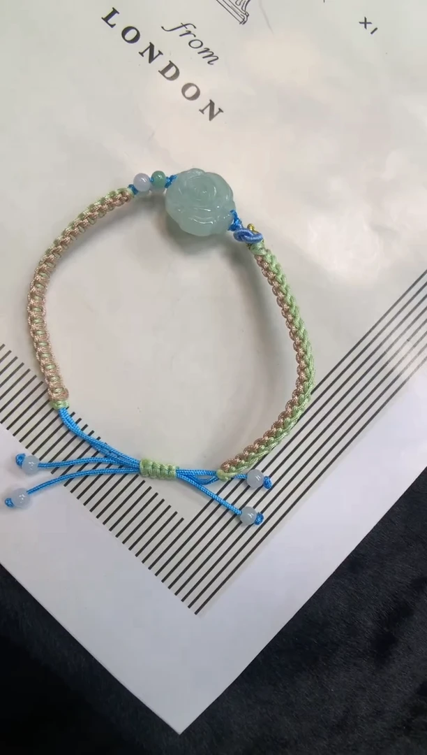 未镶嵌手绳翡翠手绳