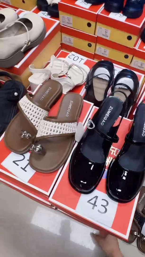 凉靴43 -36码-足美高当季新款女鞋
