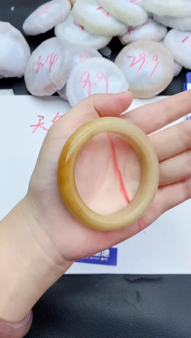 未镶嵌手镯石英质玉277+51/52