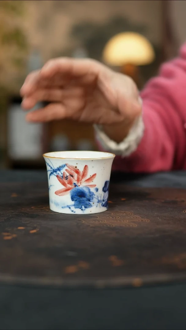 景德镇陶瓷杯碗柴烧多人