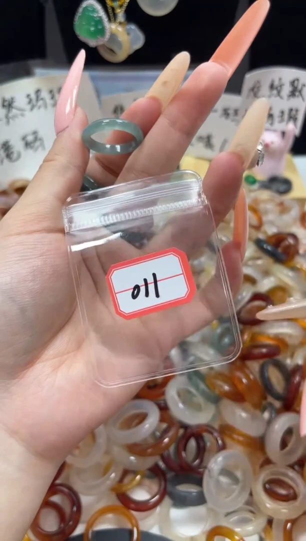 翡翠戒圈未镶嵌14/011