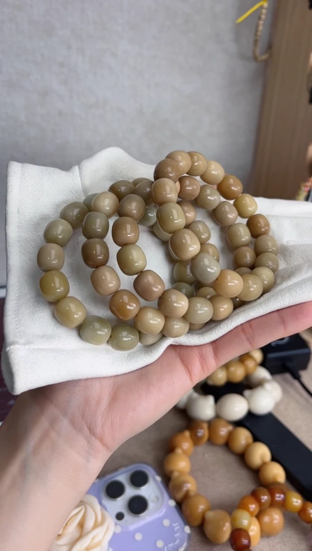 【闪购商品】菩提根/象牙果手串m568干磨年糕12*13手串