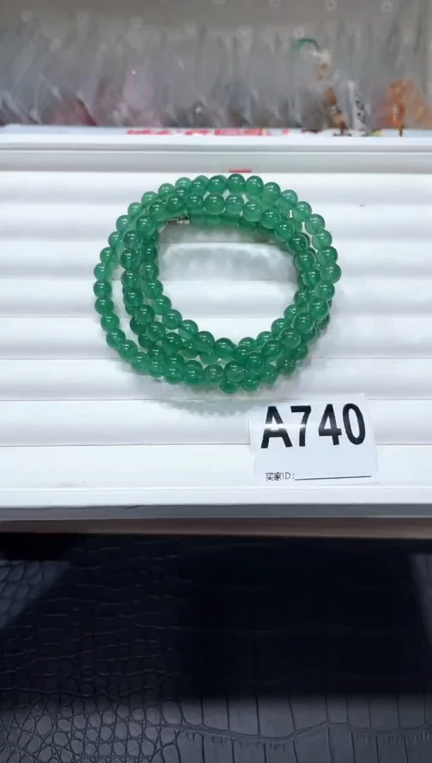 水晶手链未镶嵌A740绿草莓6