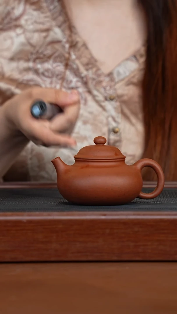 茶壶紫砂黄龙山老朱泥容天