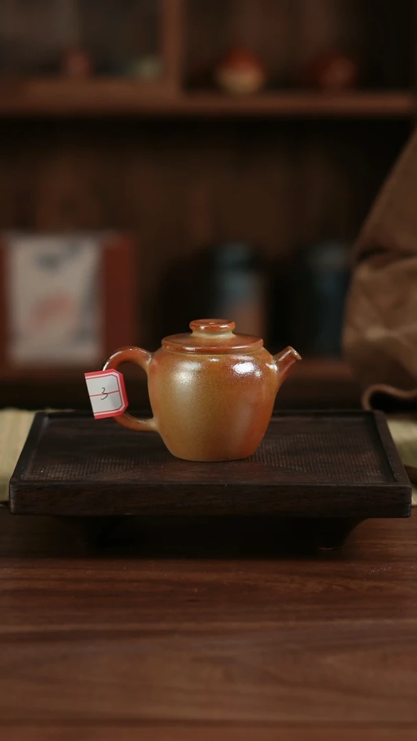 【闪购商品】柴烧专场白泥柴烧小壶03