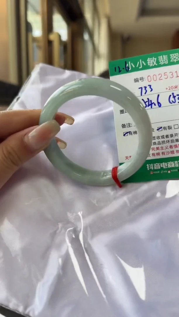 未镶嵌手镯翡翠A货手镯/微瑕