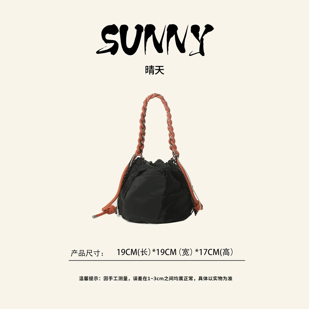 【晴天甄选】时尚单肩斜挎女包BV19019-灰色