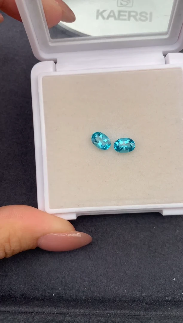 未镶嵌磷灰石裸石1.7ct磷灰石  定制  FH