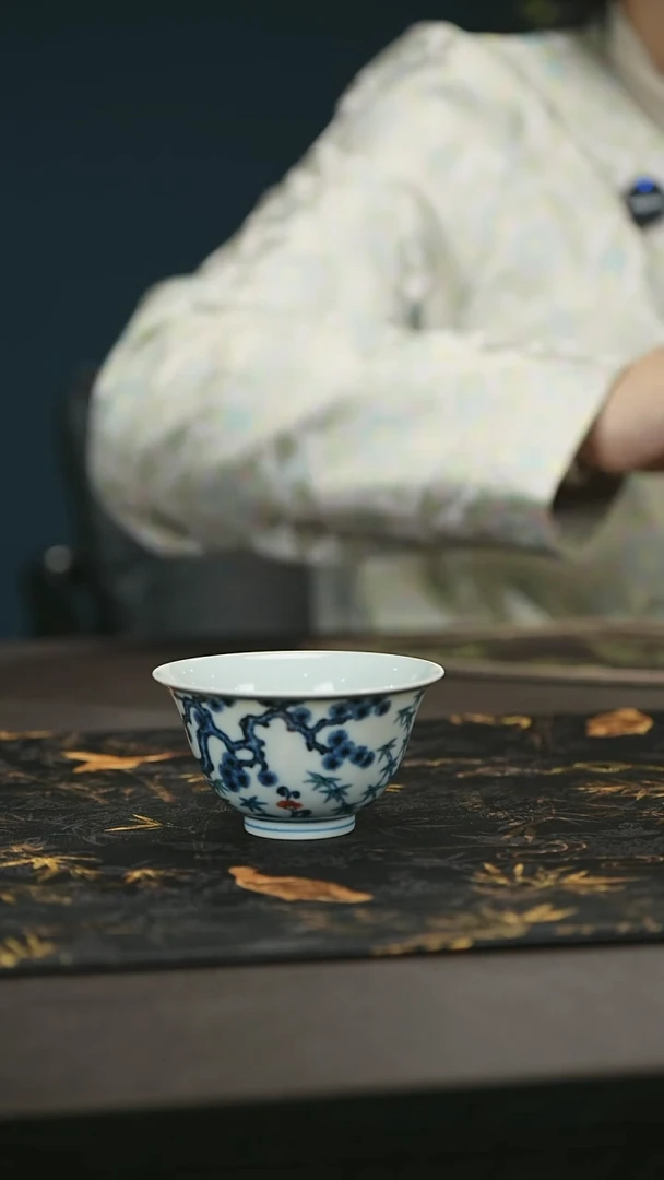【闪购商品】冯光明亲工作品松竹梅单杯