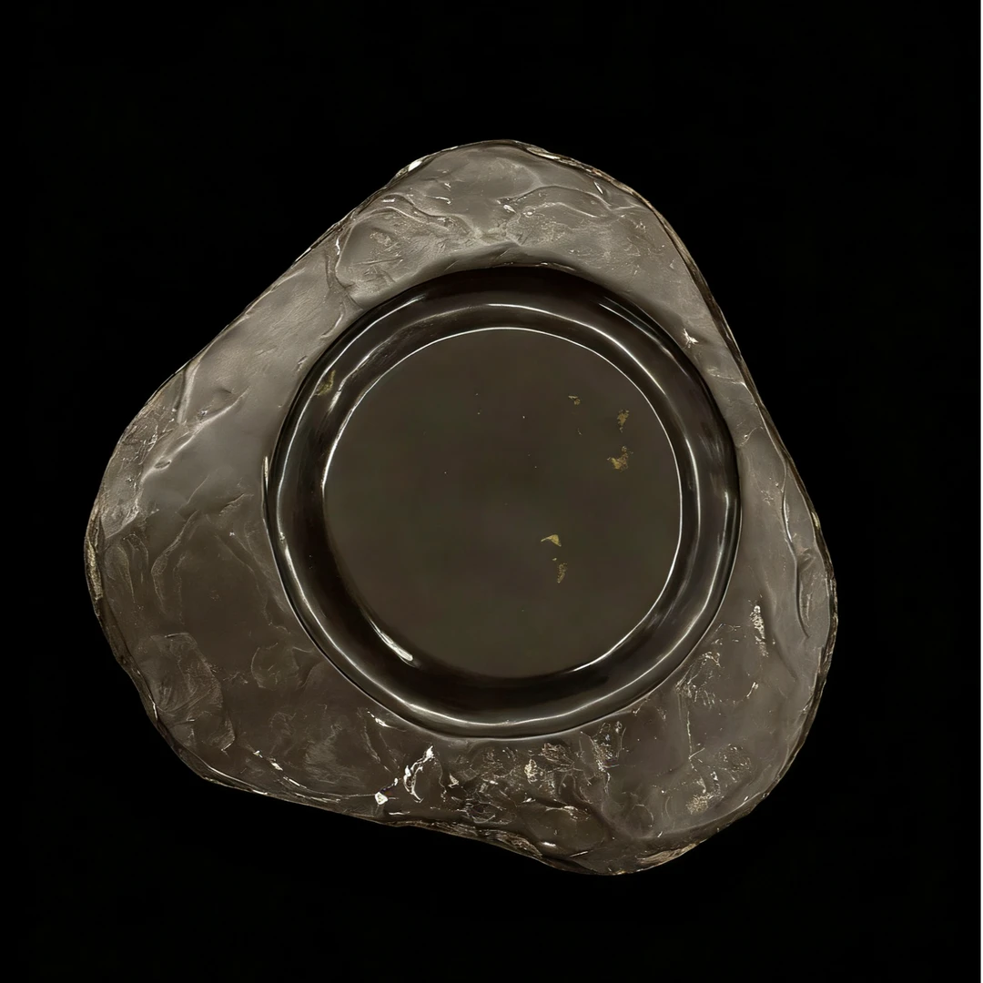 非遗金星砚原石随形砚台