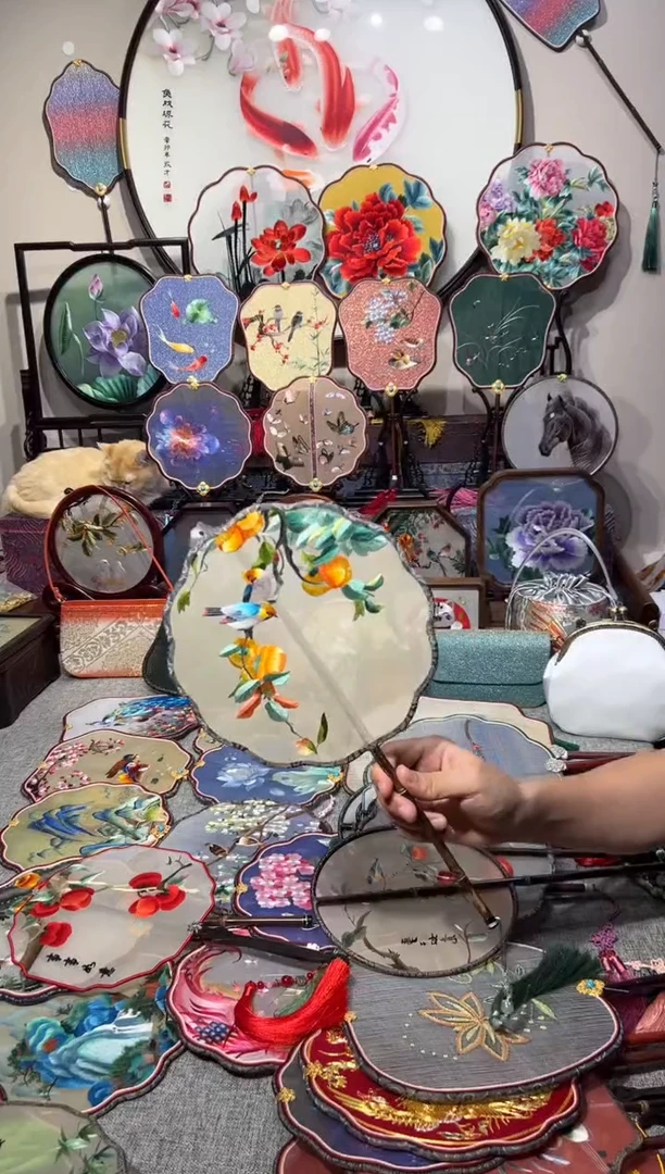 刺绣纯手工苏绣艺术品