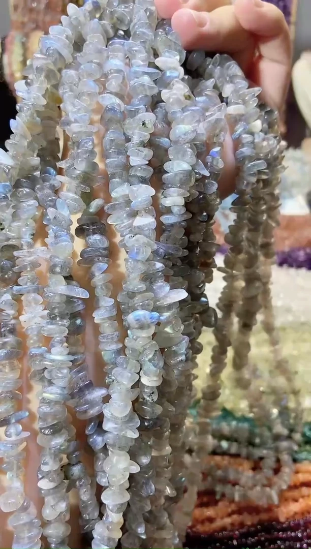 未镶嵌珠宝半成品水晶灰月光