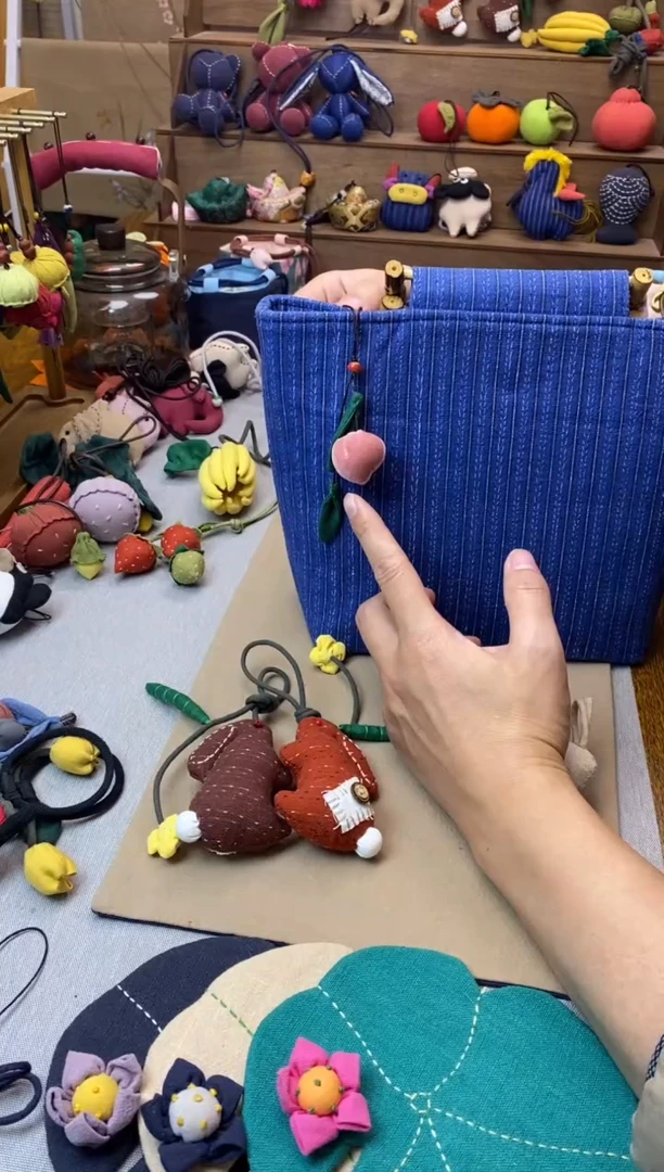 布布桃子手机挂（粉色）