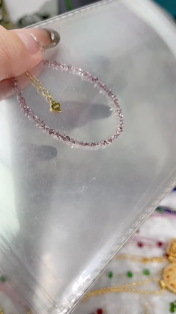 【闪购商品】钻石手链银S925镶嵌普罗旺斯紫99