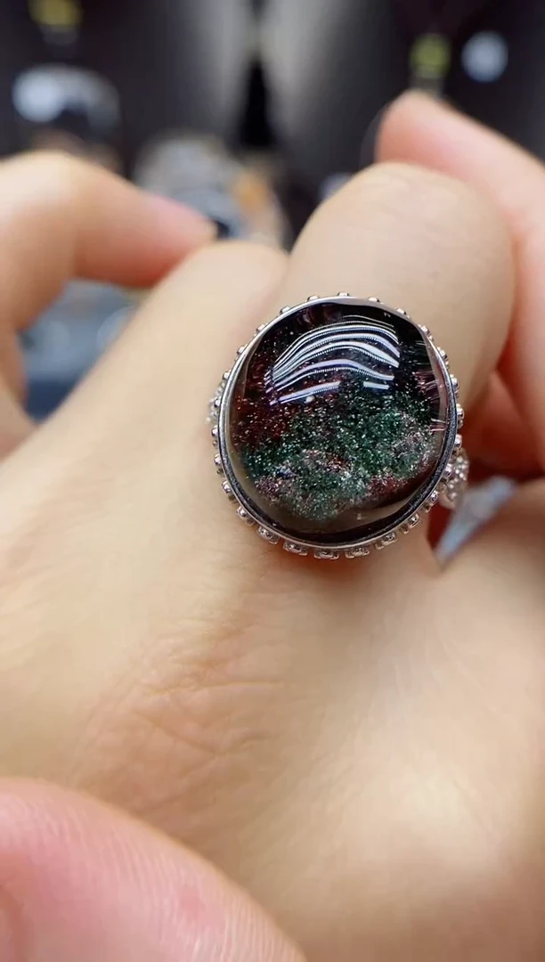 银S925镶嵌珠宝半成品水晶k*定制定制