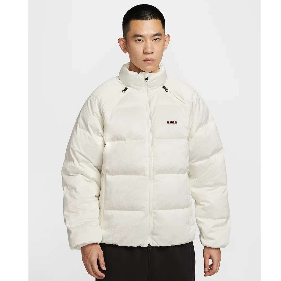 NIKE AS LJ M NK TF DWNFL鸭绒厚款立领可拆卸袖羽绒服HV3502-133