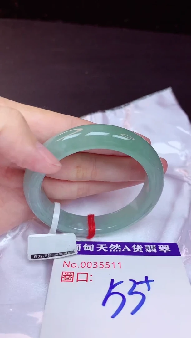 未镶嵌手镯翡翠53+