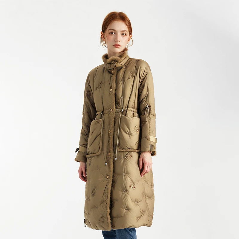 原创设计师品牌专柜新款女装时尚高端气质轻奢防寒服-188-1