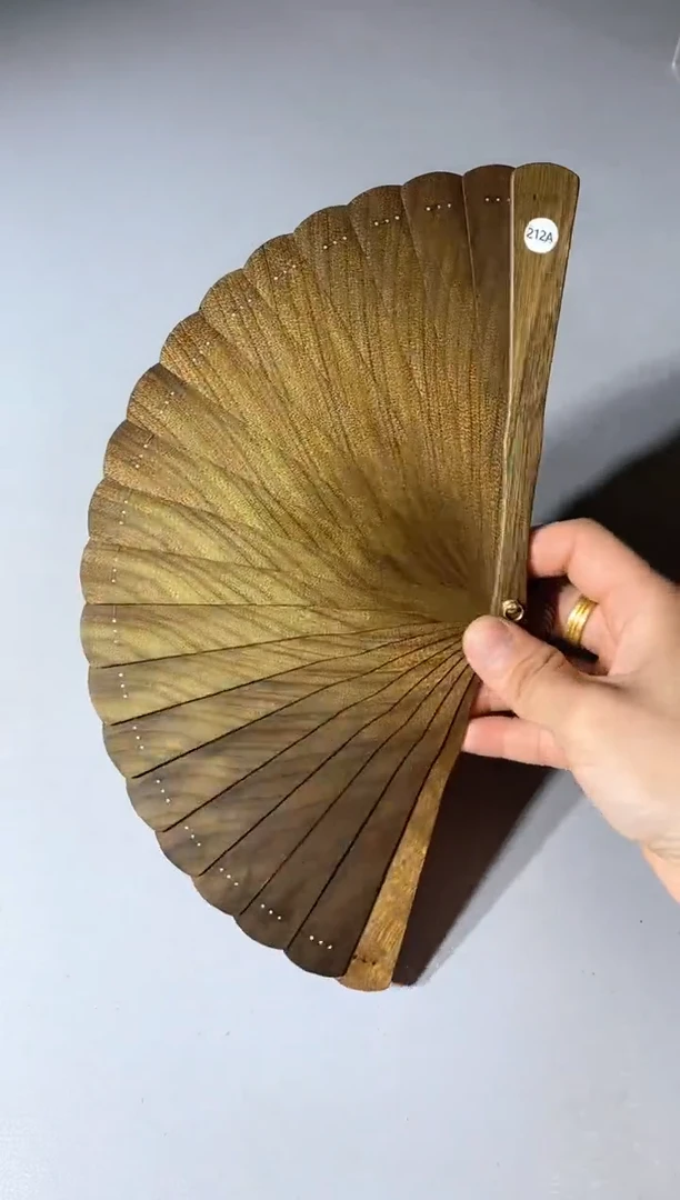 金丝楠212号16cm金丝楠木小叶桢楠扇子