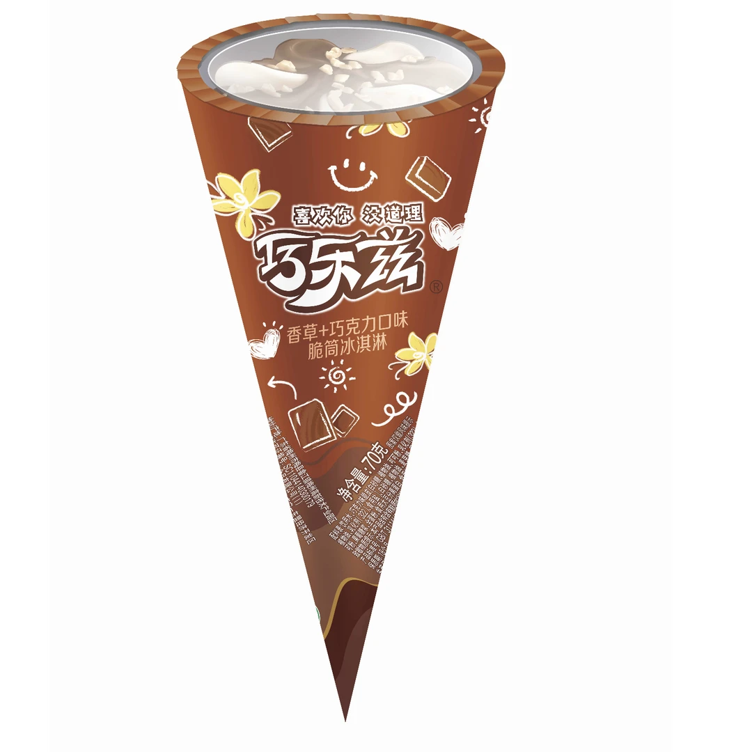 伊利巧乐兹中脆筒冰淇淋雪糕同城送雪糕同城配