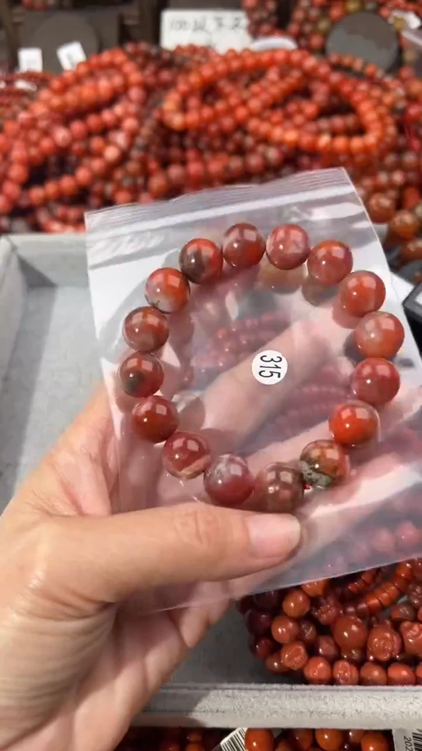 南红玛瑙手串未镶嵌13